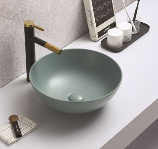 Раковина CeramaLux 104MLG-6 зеленая 41.5 см